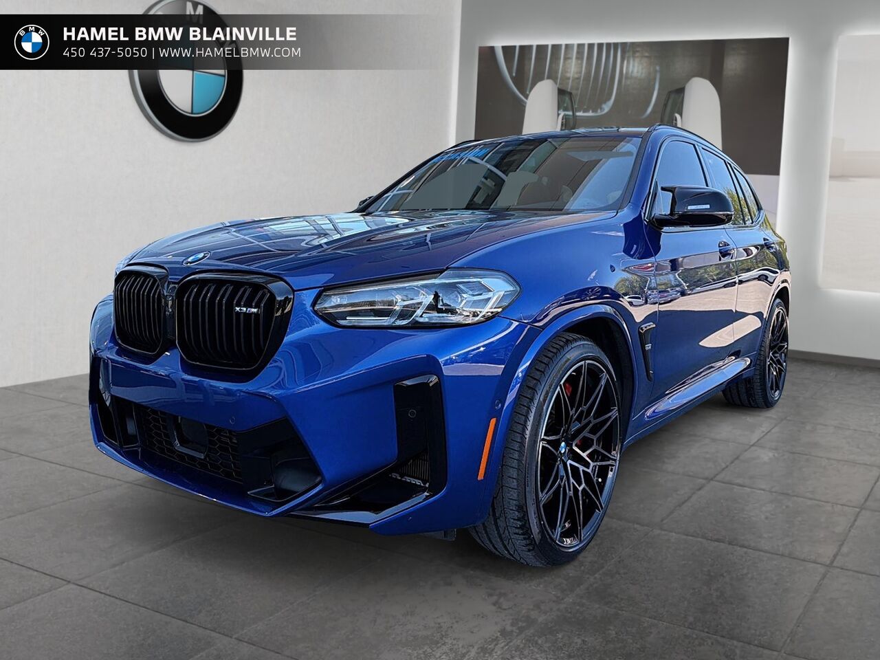 Blue 2024 BMW X3 M AWD SUV / Crossover All-Wheel Drive Automatic