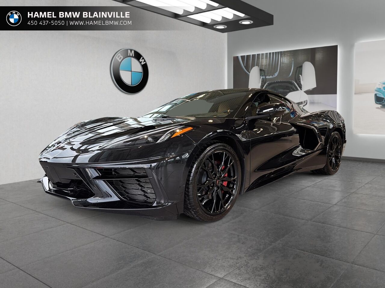 Black 2024 Chevrolet Corvette Stingray 3LT Coupe RWD Coupe Rear-Wheel Drive Automatic