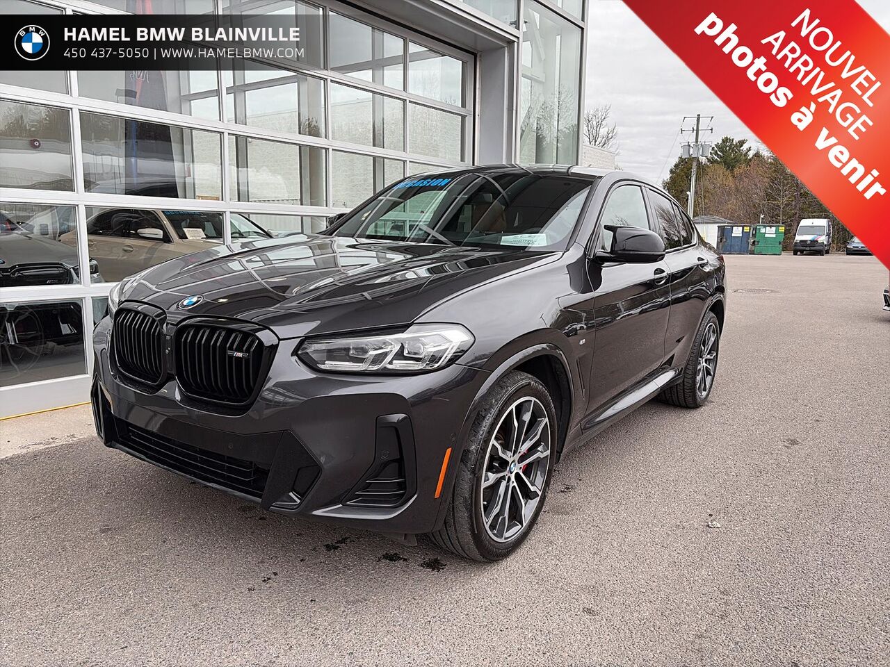 Gray 2022 BMW X4 M40i AWD SUV / Crossover All-Wheel Drive Automatic