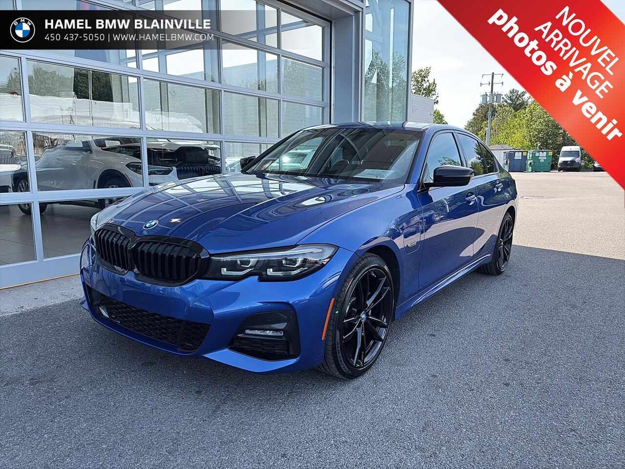 BMW 3 Series 330e xDrive hybride rechargeable 2022 Bleu Blainville - photo #0