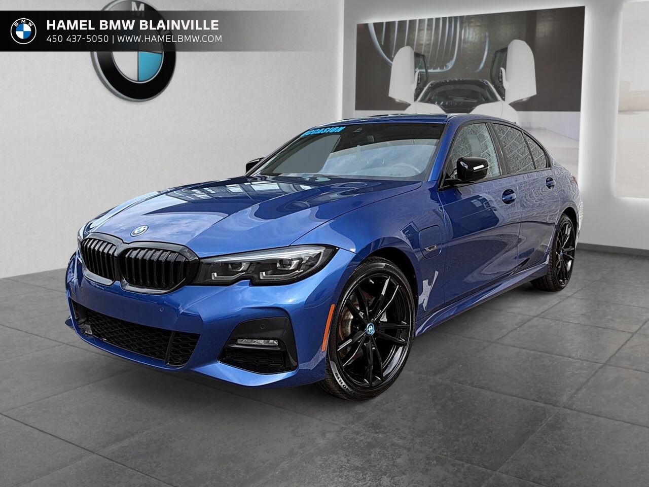 Blue 2022 BMW 3 Series Sedan All-Wheel Drive Automatic