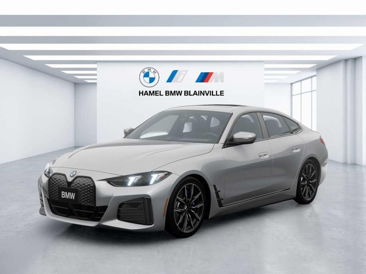 Gray 2026 BMW i4 eDrive40 Gran Coupe RWD Sedan Rear-Wheel Drive Automatic
