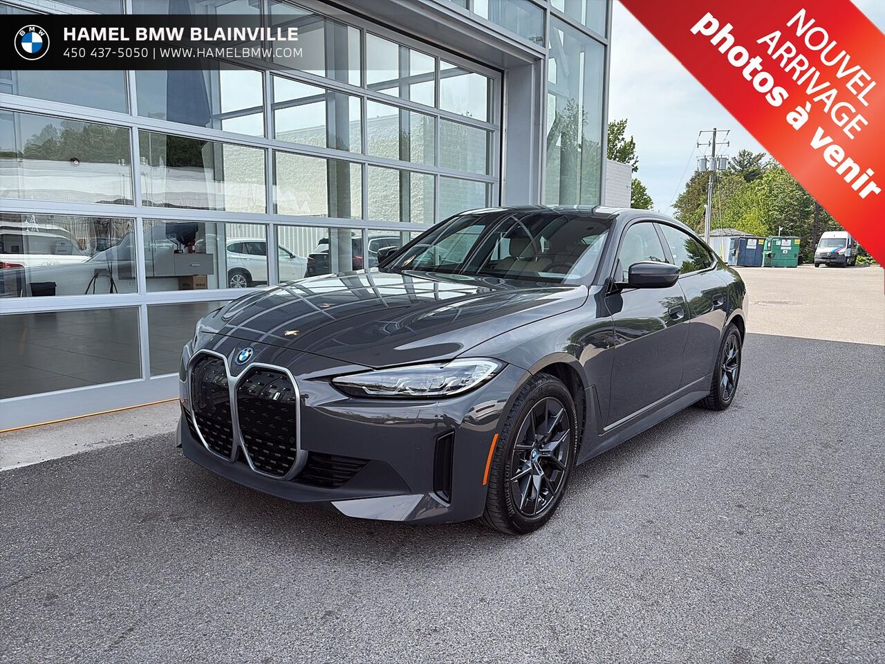 Gray 2024 BMW i4 eDrive35 Gran Coupe RWD Sedan Rear-Wheel Drive Automatic