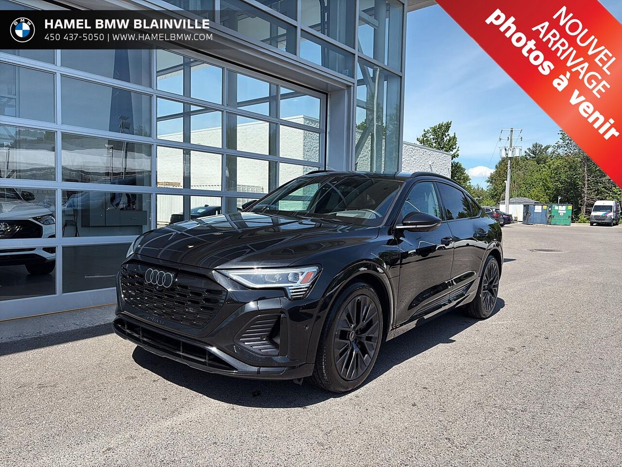 Black 2024 Audi Q8 e-tron Sportback quattro AWD Sedan Automatic