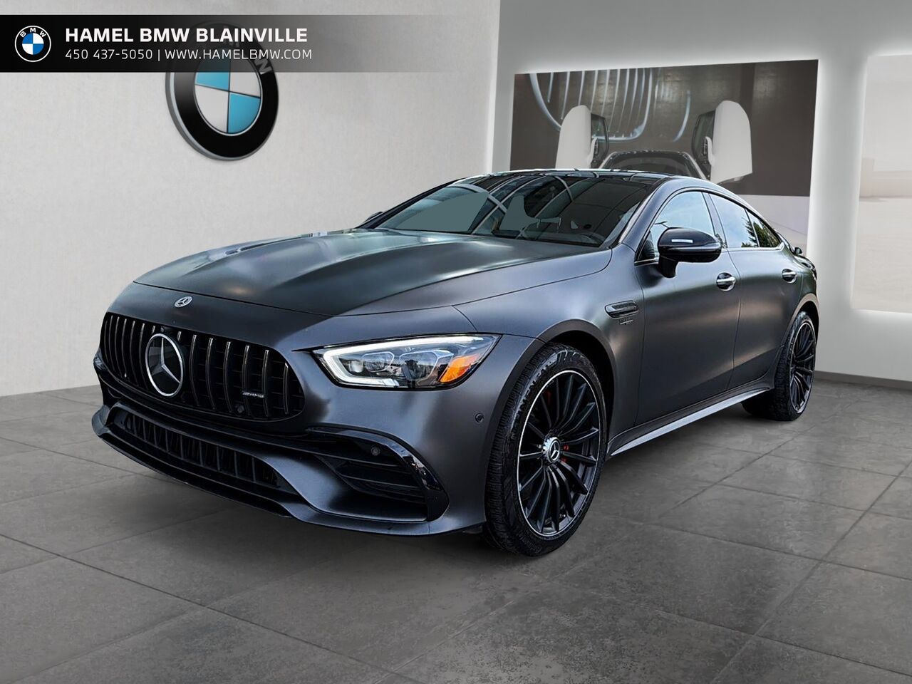 Gray 2023 Mercedes-Benz AMG GT 53 AWD Coupe All-Wheel Drive
