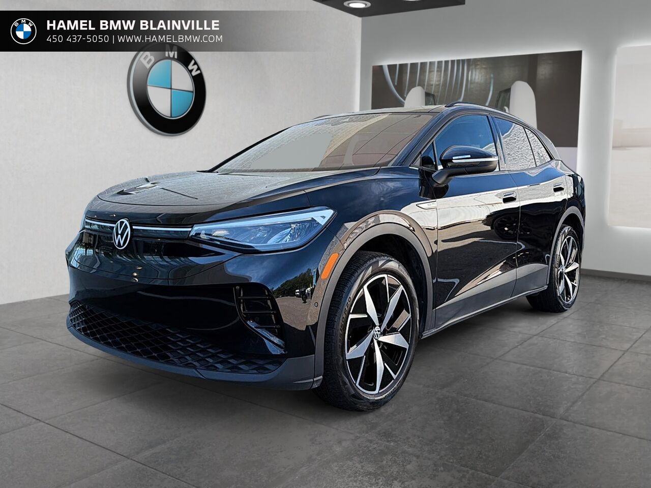 Black 2024 Volkswagen ID.4 Pro AWD SUV / Crossover All-Wheel Drive