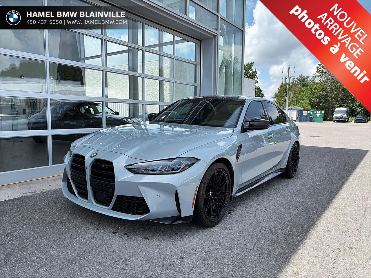 Gray 2022 BMW M3 Competition xDrive AWD Sedan All-Wheel Drive Automatic