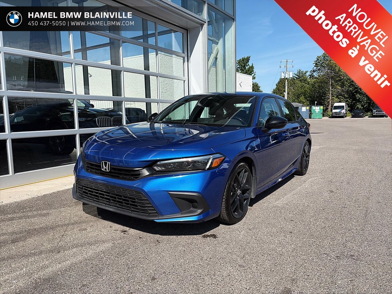 Blue 2022 Honda Civic Sedan Front-Wheel Drive Automatic