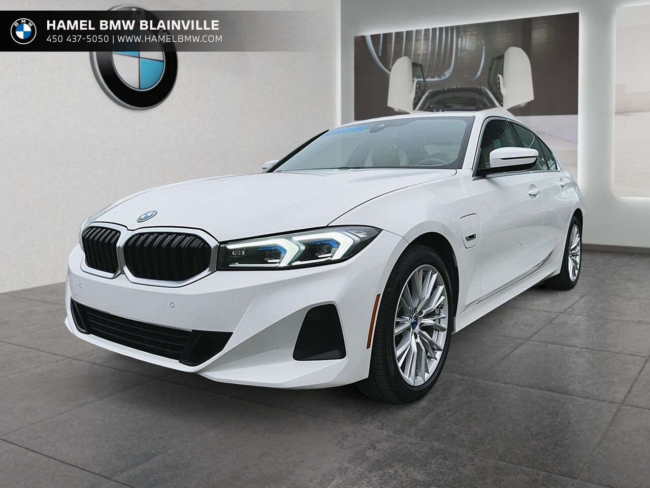 White 2023 BMW 3 Series 330e Hybrid Plug-in xDrive AWD Sedan All-Wheel Drive Automatic