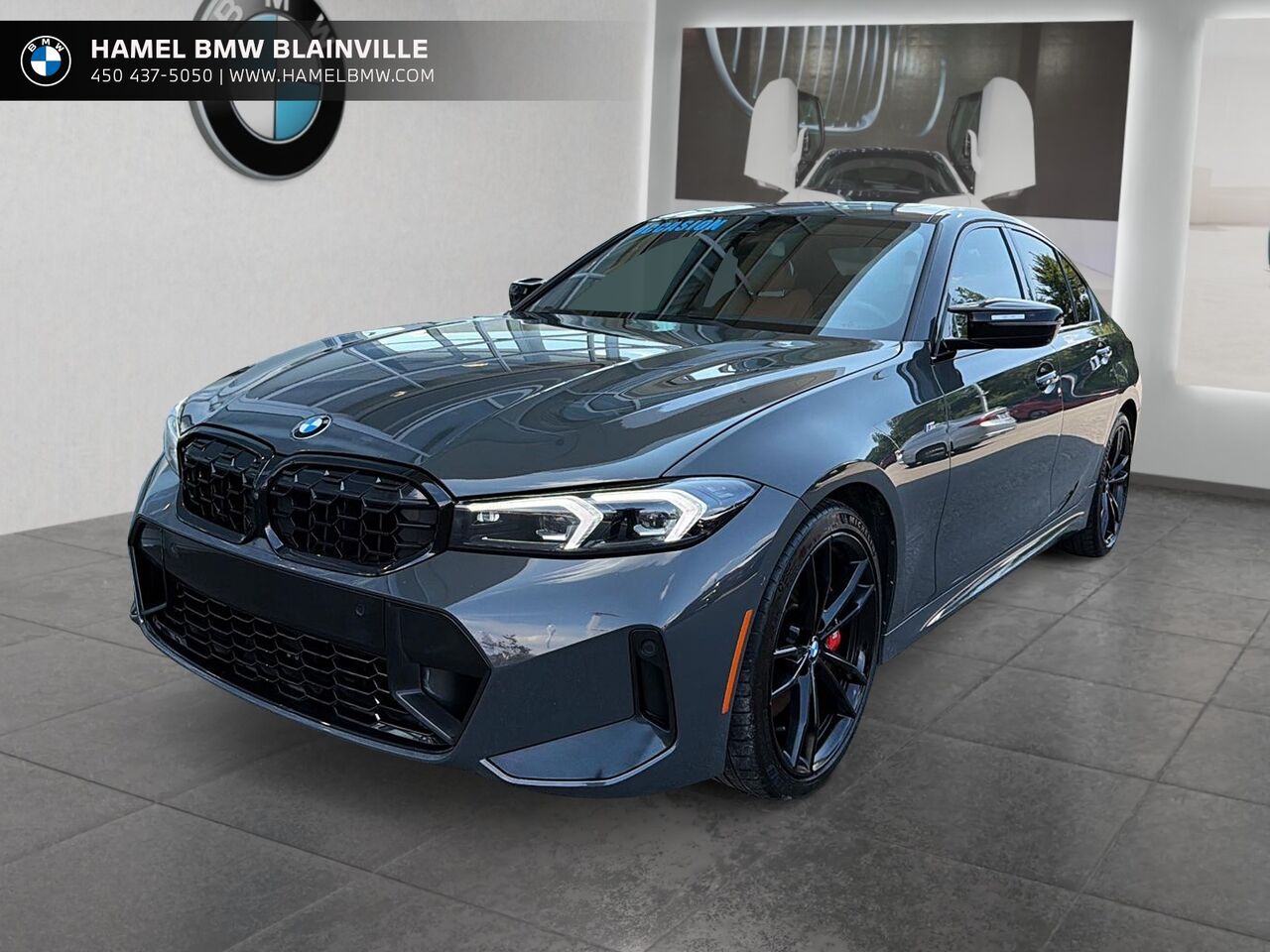 Gray 2023 BMW 3 Series Sedan All-Wheel Drive Automatic