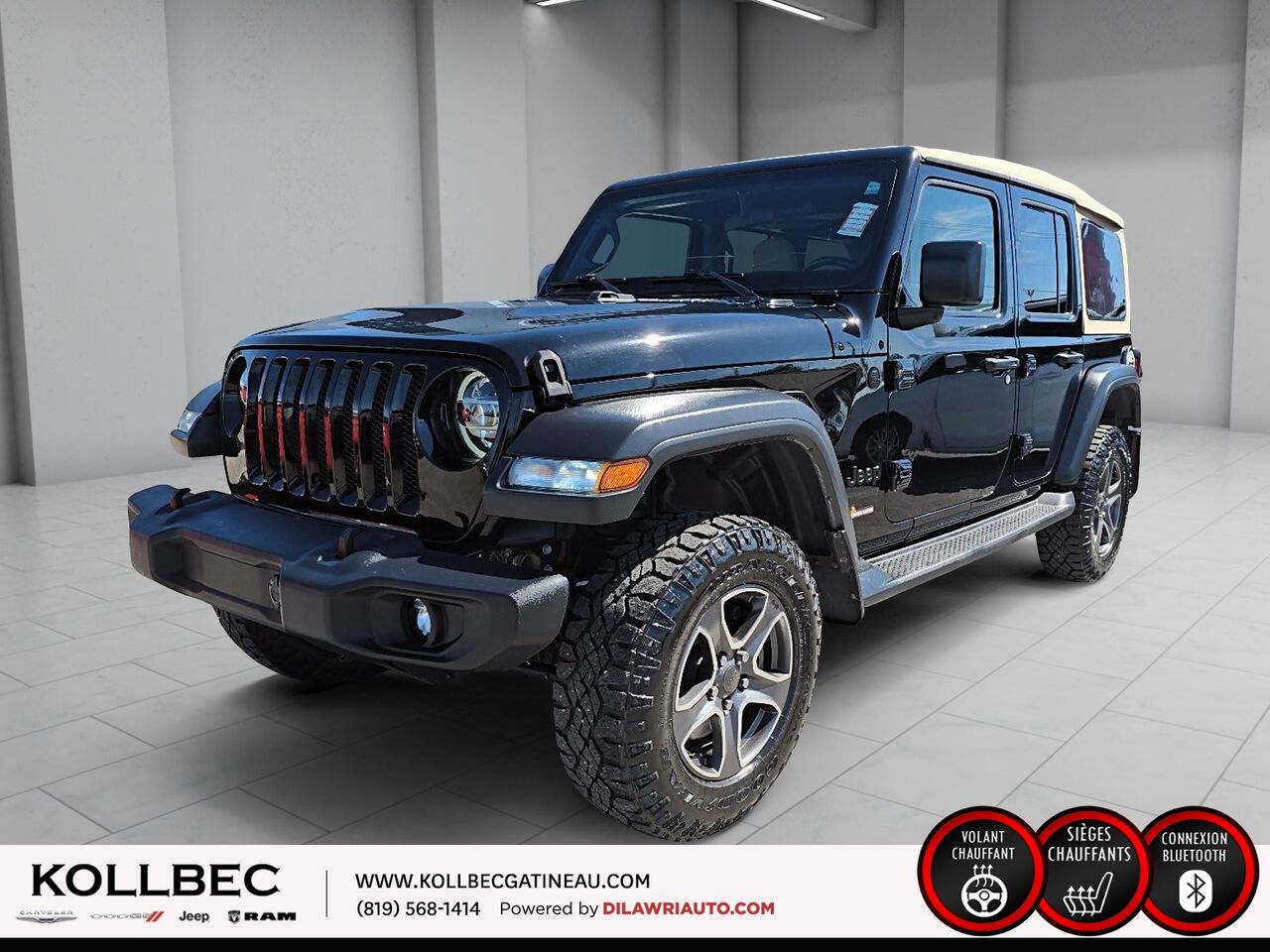 Black 2020 Jeep Wrangler Unlimited Sport 4WD SUV / Crossover Four-Wheel Drive Automatic