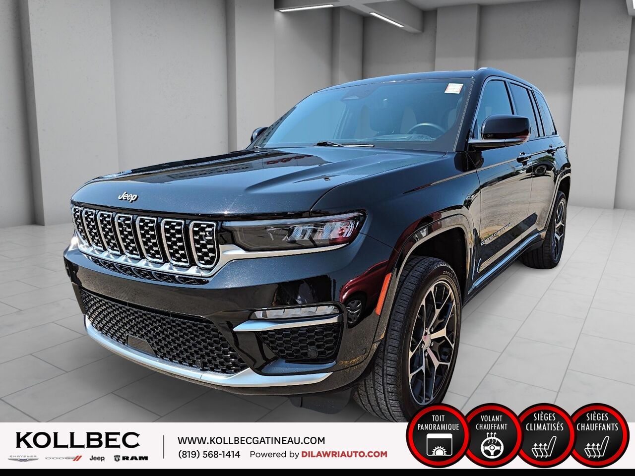 Black 2023 Jeep Grand Cherokee SUV / Crossover Four-Wheel Drive Automatic