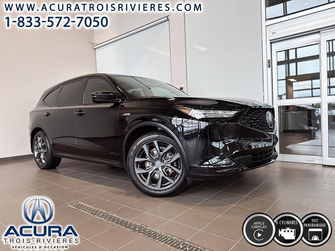 Black 2024 Acura MDX SH-AWD with A-SPEC Package SUV / Crossover All-Wheel Drive Automatic
