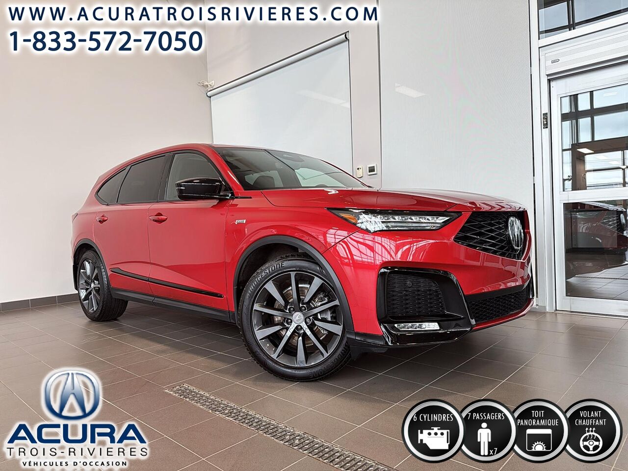 Red 2025 Acura MDX SH-AWD with A-SPEC Package SUV / Crossover All-Wheel Drive Automatic