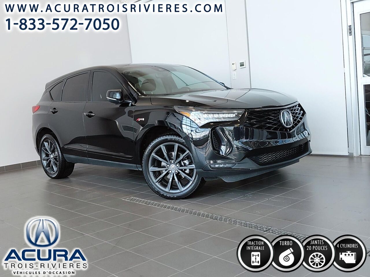 Black 2025 Acura RDX SUV / Crossover All-Wheel Drive Automatic