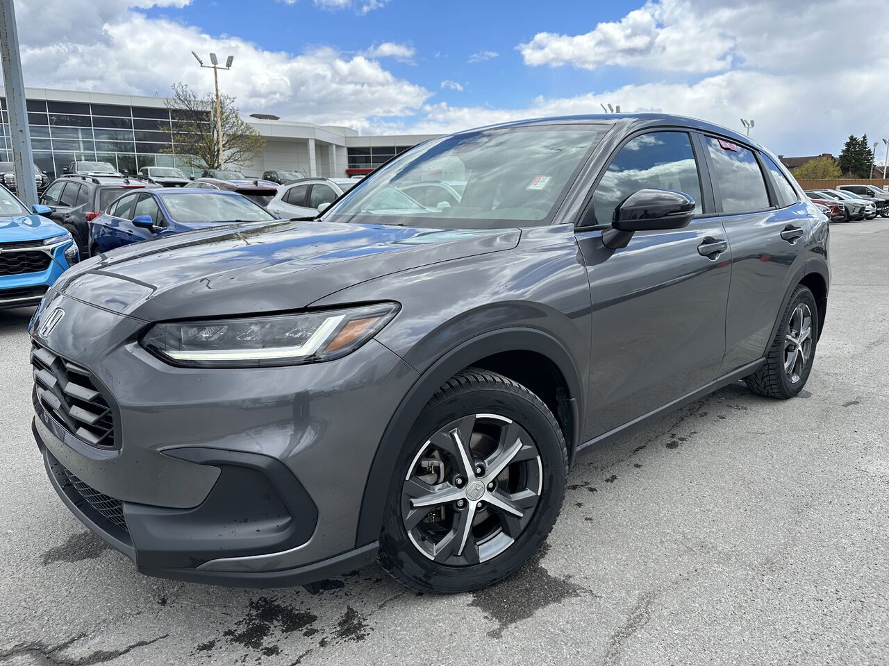 Gray 2025 Honda HR-V Sport AWD SUV / Crossover All-Wheel Drive Automatic