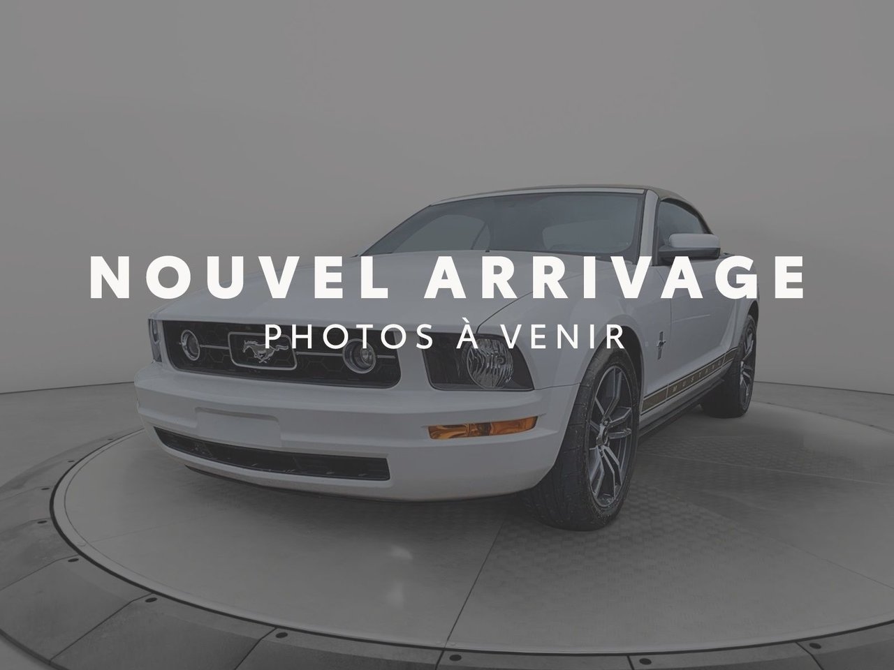 2008 Ford Mustang Performance White Metallic Baie-Comeau - photo #0