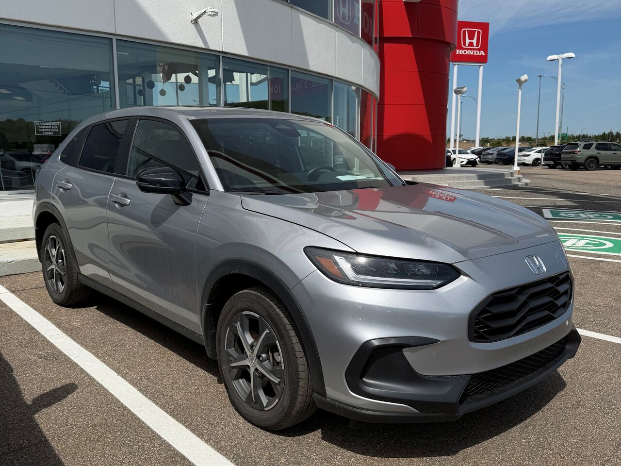 Silver 2023 Honda HR-V Sport AWD SUV / Crossover All-Wheel Drive Continuously Variable Transmission