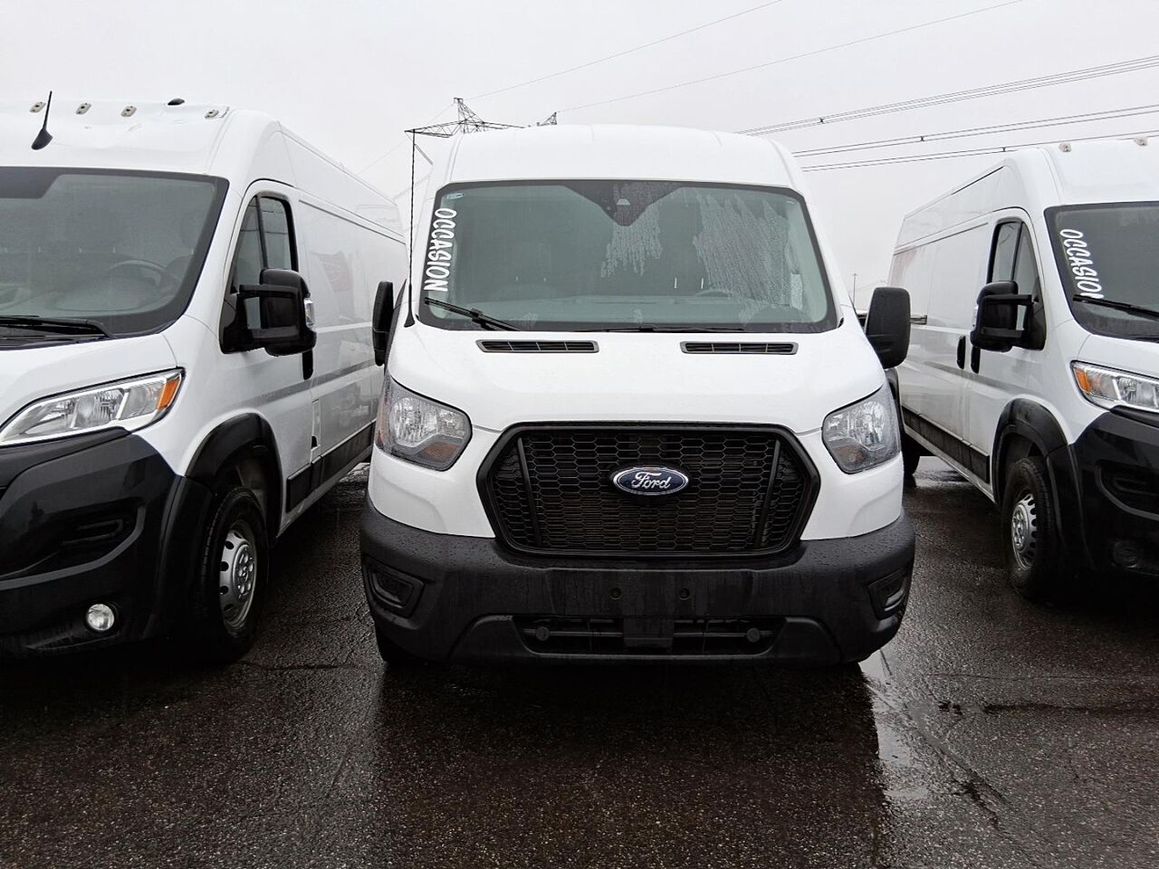 Ford Transit fourgon utilitaire toit moyen 2024 Blanc Qu&eacute;bec - photo #0