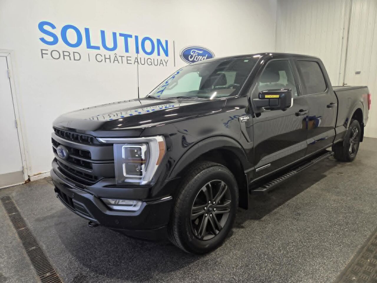 Black 2022 Ford F-150 Pickup Truck Four-Wheel Drive Automatic