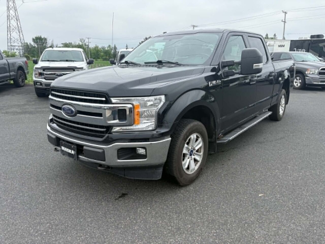 Black 2018 Ford F-150 XLT SuperCrew LB 4WD Pickup Truck Four-Wheel Drive Automatic